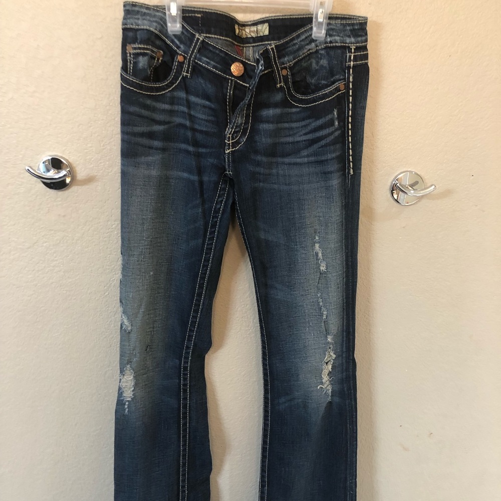 Buckle stretch low rise 29x37.5